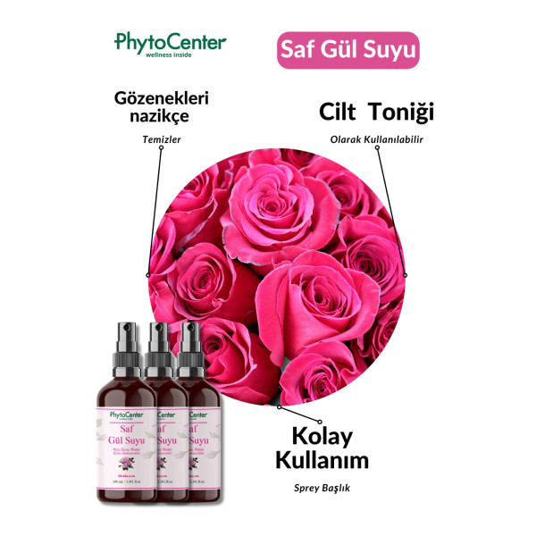 Doğal Saf Gül Suyu Doğal Saf Gül Suyu