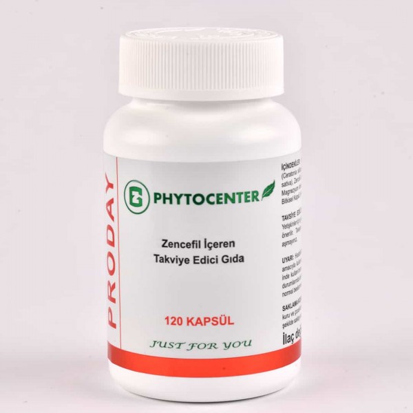 PRODAY Propolis, Zencefil ve C Vitamini İçeren Takviye Edici Gıda 120 Kapsül  PRODAY Propolis, Zencefil ve C Vitamini İçeren Takviye Edici Gıda 120 Kapsül