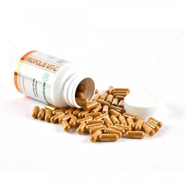 PROPOLIS VIT-C Propolis, Zerdeçal ve C Vitamini İçeren Takviye Edici Gıda 120 Kapsül
