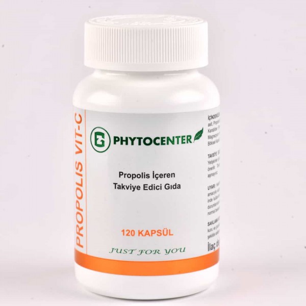 PROPOLIS VIT-C Propolis, Zerdeçal ve C Vitamini İçeren Takviye Edici Gıda 120 Kapsül PROPOLIS VIT-C Propolis, Zerdeçal ve C Vitamini İçeren Takviye Edici Gıda 120 Kapsül